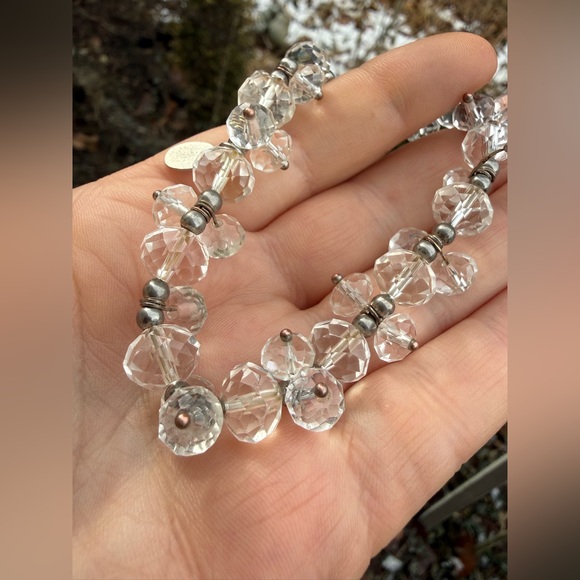 🔮 Cookie Lee Crystal Beaded Bracelet with Healing Hemitite Spacers - Picture 6 of 6